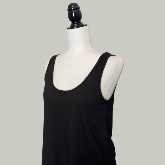 Hue Sleepwear Black Tank Chemise Sleeveless Tunic PJ83315 - Picture 2 of 5